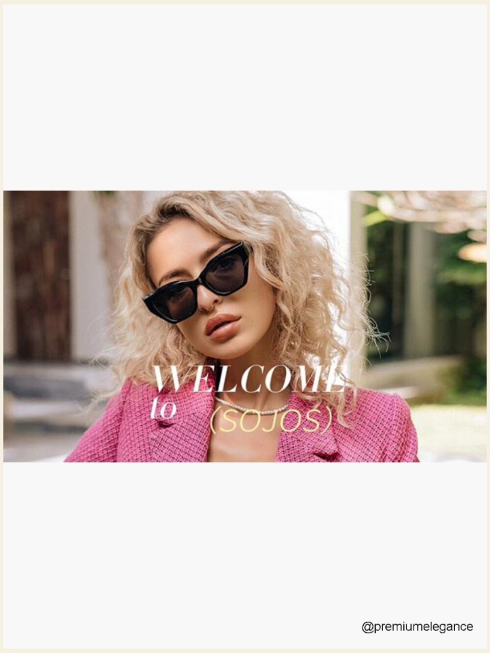 Square Cat Eye Polarized Sunglasses Retro Classic Vintage Trendy Shades - Picture 7 of 7